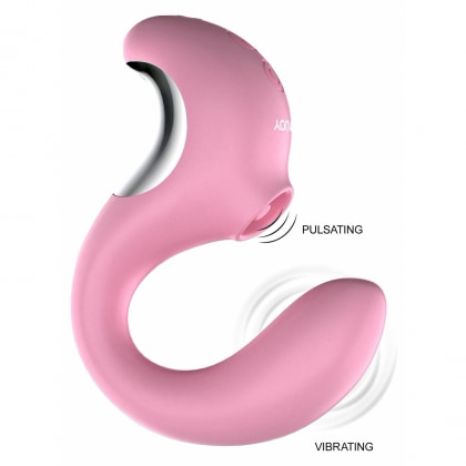TWIST Vibrator Clitoral Roz — 7 Moduri, Reîncărcabil