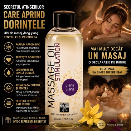 Ulei de Masaj Shiatsu Ylang-Ylang pentru Cuplu 250ml