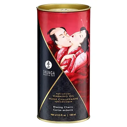 Ulei Masaj Shunga Aphrodisiac Warming Cireșe 100ml
