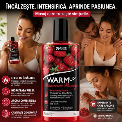 Ulei Masaj Warmup Strawberry 150ml