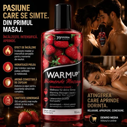 Ulei Masaj Warmup Strawberry 150ml
