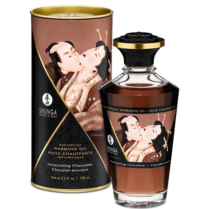 Uleiul Afrodisiac de Masaj cu Ciocolată cu Efect Încălzitor 100ml