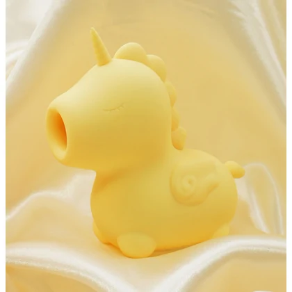 Unihorn Bean Blossom: Vibrator Mini 10+10 Reîncărcabil Galben