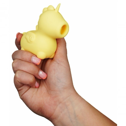 Unihorn Bean Blossom: Vibrator Mini 10+10 Reîncărcabil Galben