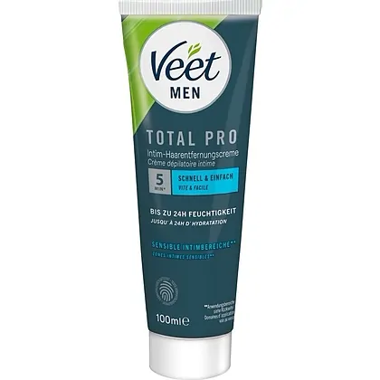 Veet Men TOTAL PRO Depilare Intimă Rapidă 5–10 Min