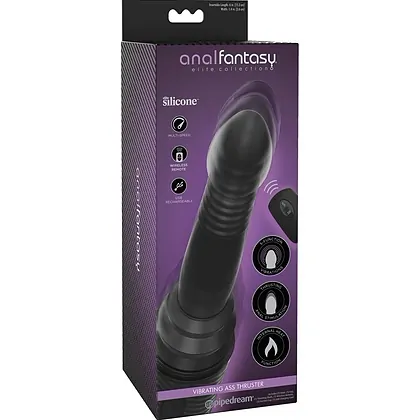 Vibrating Expert Cu Împingere Negru