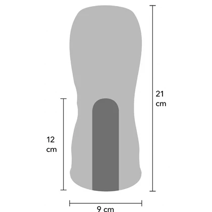 Vibrating Twin Turbo Masturbator Negru