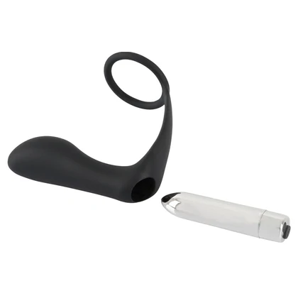 Vibrator Anal Cu Inel Black Velvets Negru