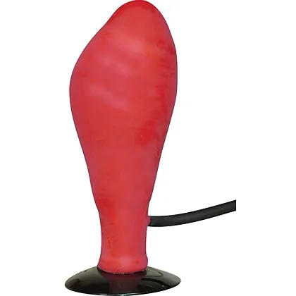 Vibrator Balloon Inflatable Dildo Roșu