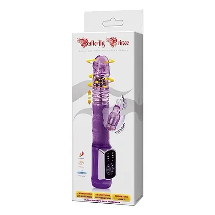 Vibrator Butterfly Prince Rabbit 24cm Mov