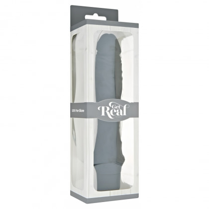 Vibrator Realist Classic Large pentru Plăcere Vaginală Negru