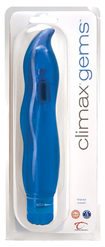Vibrator Climax Gems Topaz Swell Albastru