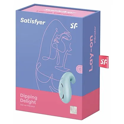 Vibrator Clitoridian Dipping Delight Albastru
