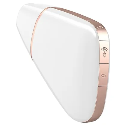 Vibrator Clitoridian Love Triangle Alb