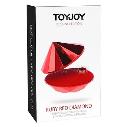 Vibrator Clitoridian Ruby Red Diamond Roșu