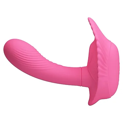 Vibrator Cochilia Dragostei Cu Telecomandă Roz