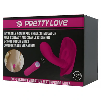 Vibrator Cochilia Dragostei Cu Telecomandă Roz