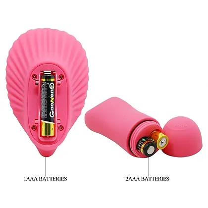 Vibrator Cochilia Dragostei Cu Telecomandă Roz