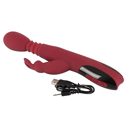 Vibrator Cu încălzire You2Toys Rabbit Roșu