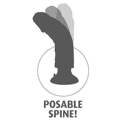 Vibrator cu Ventuză King Penis 20cm
