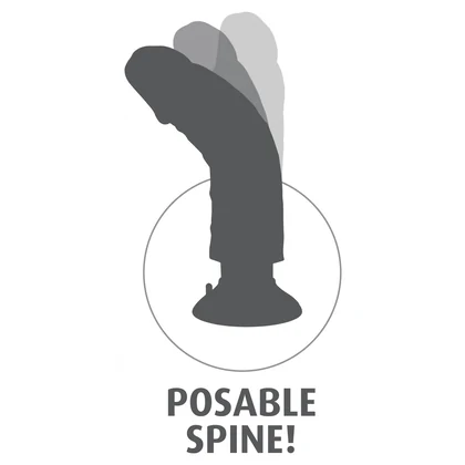 Vibrator Cu Ventuză King Penis 25cm