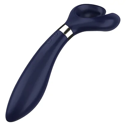 Vibrator Cuplu Partner Multifun 3 Albastru