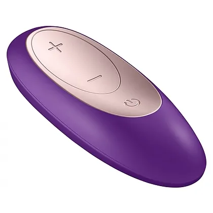 Vibrator Cuplu Partner Plus Cu Telecomandă Mov
