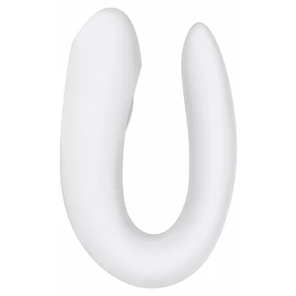 Vibrator Cuplu Satisfyer Double Joy Alb