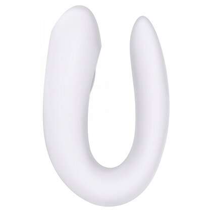 Vibrator Cuplu Satisfyer Double Joy Alb