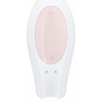 Vibrator Cuplu Satisfyer Double Joy Alb
