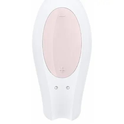 Vibrator Cuplu Satisfyer Double Joy Alb