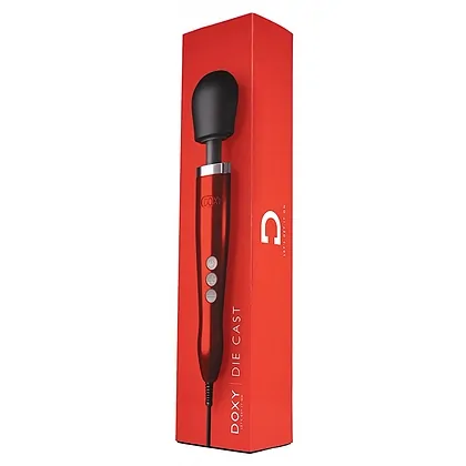 Vibrator De Lux Pentru Masaj Doxy Die Cast Roșu