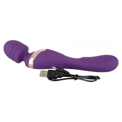 Vibrator Double Massager pentru Punctul G și Masaj Mov