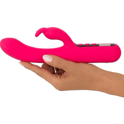 Vibrator Dublu Sunset Rabbit 10 Moduri Reîncărcabil Roz