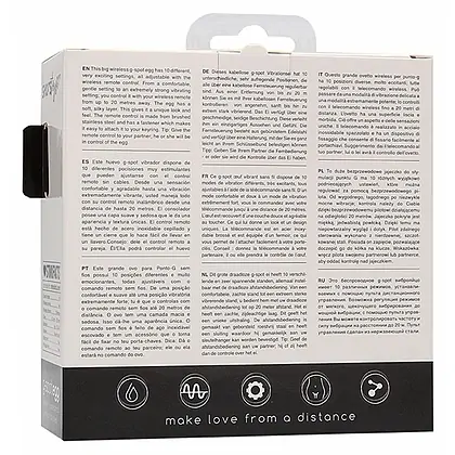 Vibrator Egg Wireless Vibrating Punctul G Negru