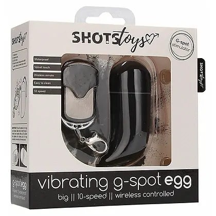Vibrator Egg Wireless Vibrating Punctul G Negru