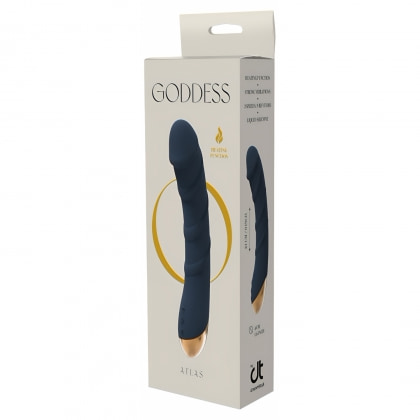 Vibrator Goddess Collection Atlas Albastru
