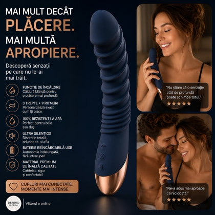 Vibrator Goddess Collection pentru Punctul G cu Încălzire