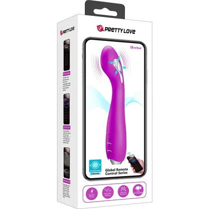 Vibrator Hector Pentru Punctul G, Electroșoc, Reîncărcabil Mov