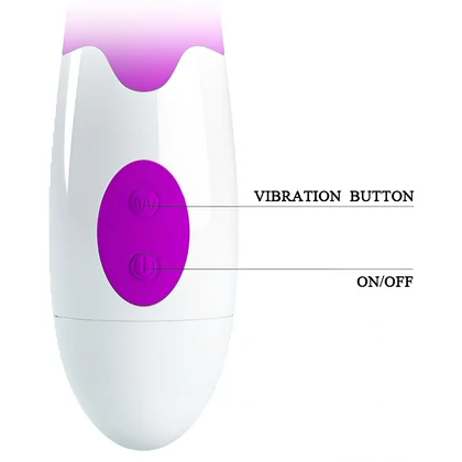 Vibrator Iepuraș 30 Funcții 21.5cm Mov