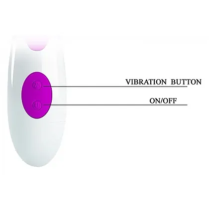 Vibrator Iepuraș Frumos Acțiune Rapidă Mov