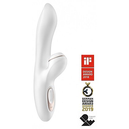 Vibrator Iepuraș Satisfyer Profesional Punctul G Alb