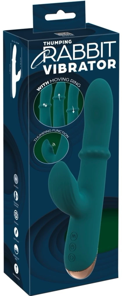 Vibrator Iepure Thumping — 10+7 Moduri, 3 Motoare Verde