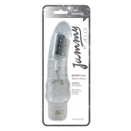 Vibrator Jammy Jelly Bursty Glitter Transparent