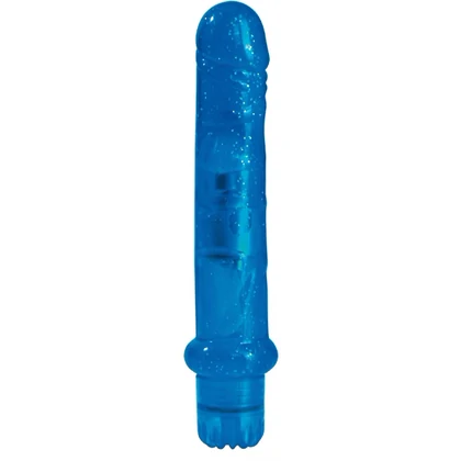 Vibrator Jammy Jelly Fresh Glitter Albastru