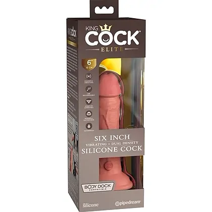 Vibrator King Penis Elite Dual Density