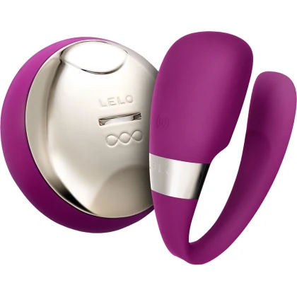 Vibrator Lelo Tiani 3 pentru Cupluri cu Telecomandă Mov