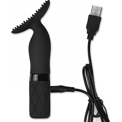 Vibrator O-Sensual Clitoris Jiggle Negru