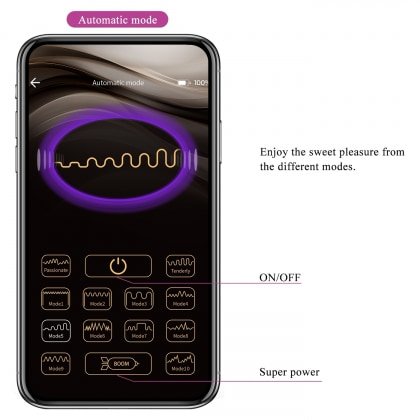 Vibrator Ou Pretty Love Catalina cu Control Prin Aplicație