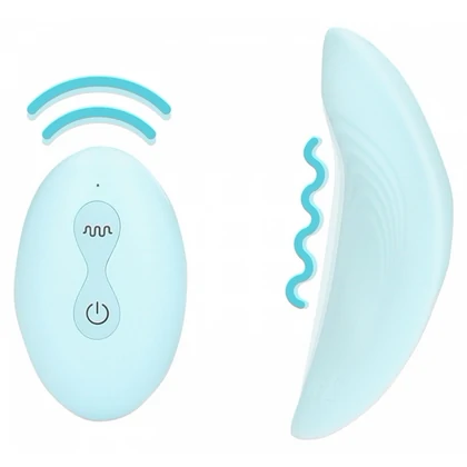 Vibrator Pentru Chiloți Loveline, Arctic Blue, 10 Moduri Albastru